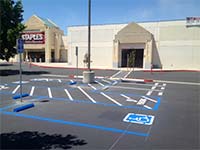 Staples parking ADA